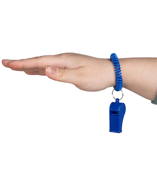 Coil Whistle Keychain Bracelet