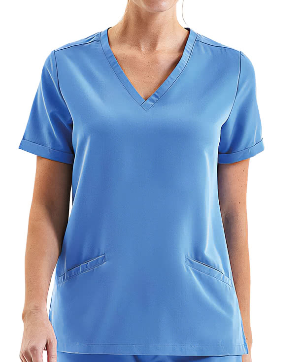 Onna Women’s Invincible Recycled Stretch V-Neck Scrub Top