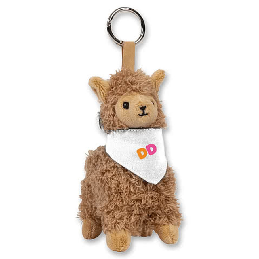 Bahama Llama 5" Plush with Keyring in White