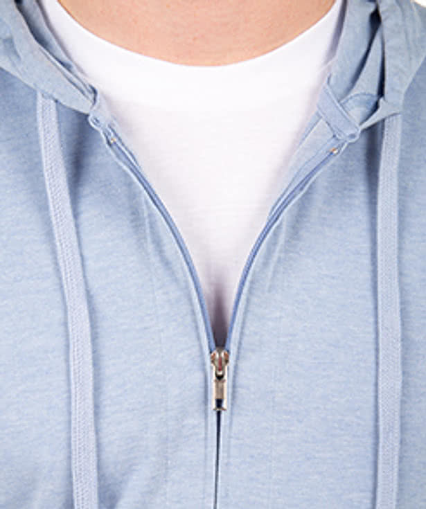 District Lightweight Zip Long Sleeve Hoodie