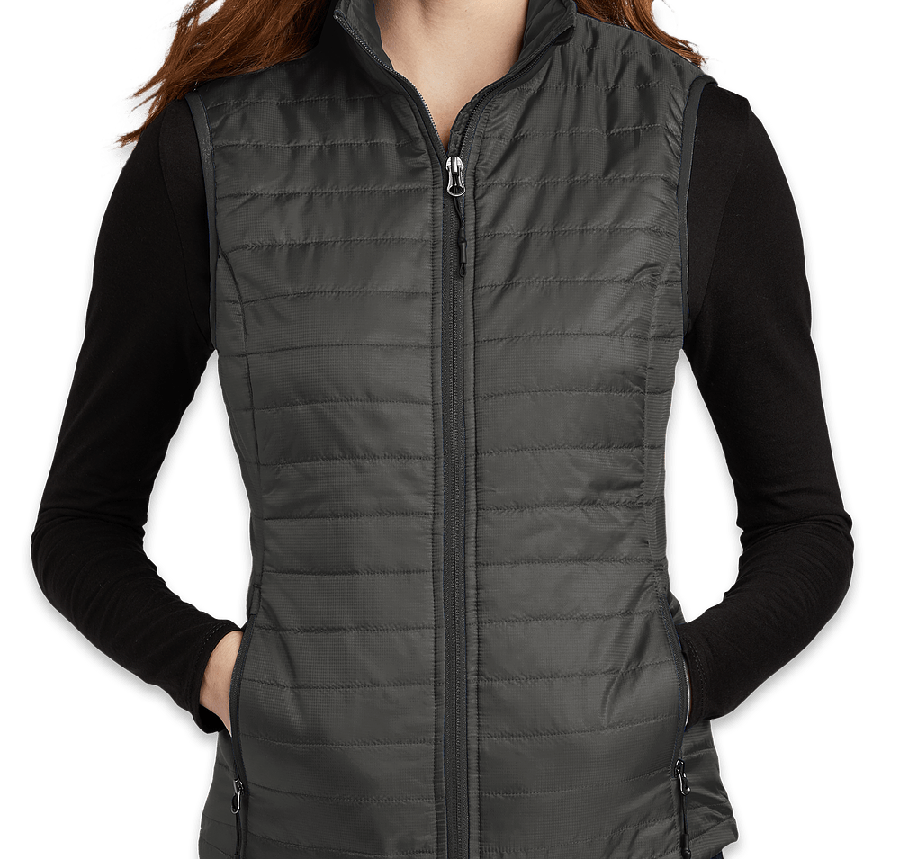 Port Authority Women's Packable Puffy Insulated Vest - Printed-default