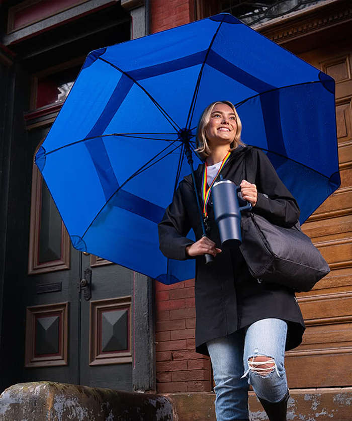 60" Arc Totes Titan Recycled Vented Golf Umbrella