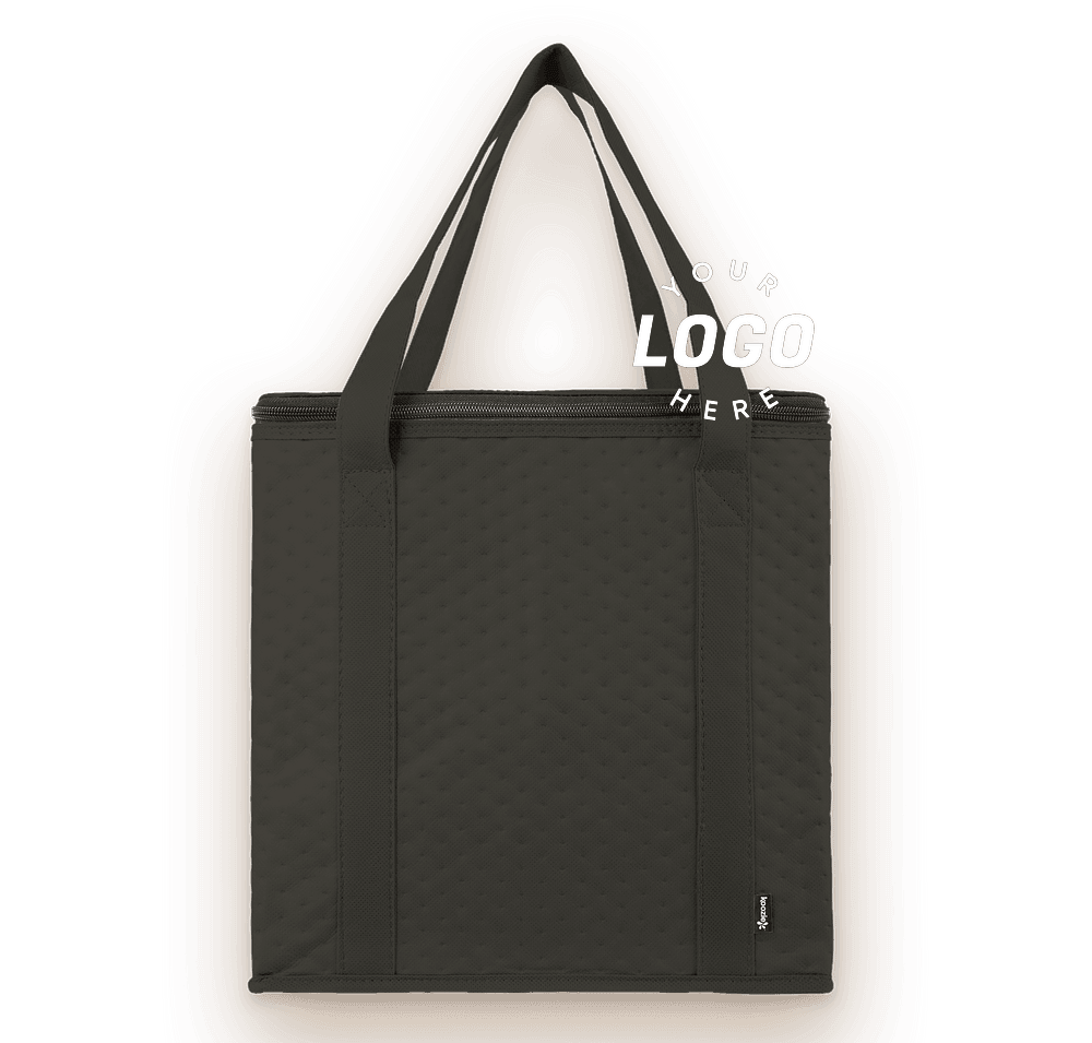 Koozie® Zippered Insulated Grocery Tote Bag | Custom Apparel