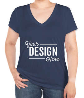 Alternative Apparel Women's Slinky Jersey V-Neck T-shirt