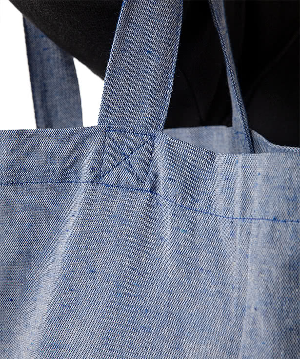 Recycled 5 oz. Cotton Twill Grocery Tote Bag