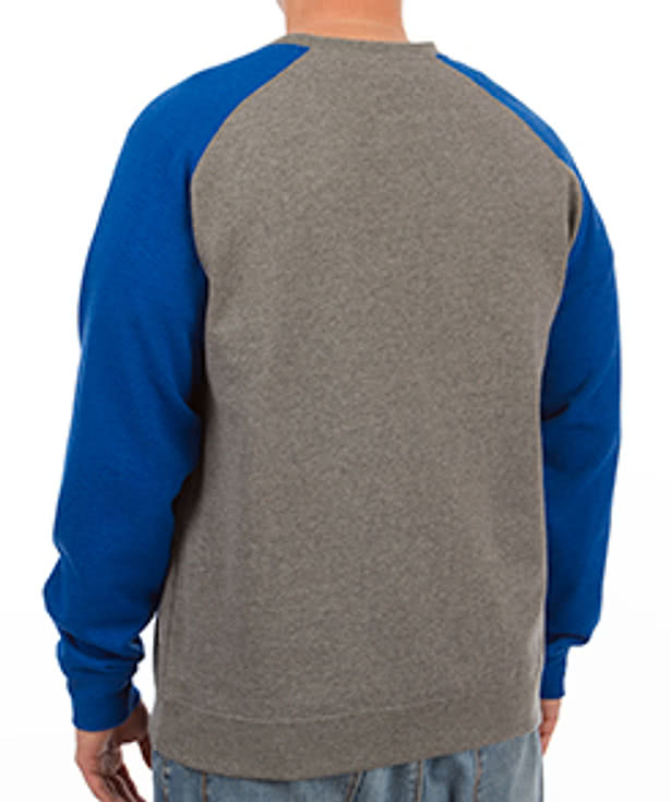 Independent Trading Heather Raglan Crewneck Sweatshirt