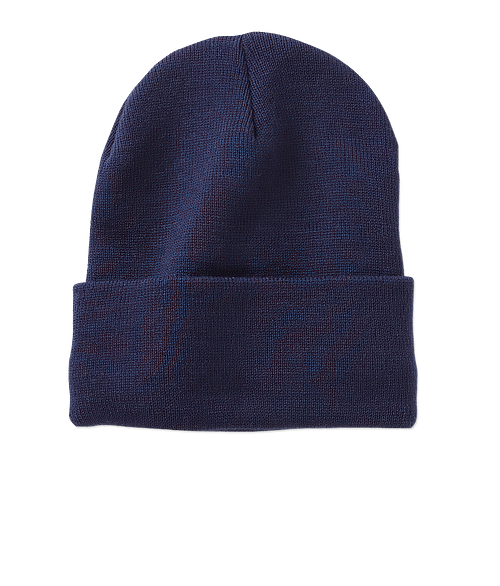 Sportsman Sherpa-Lined Cuff Beanie in Navy