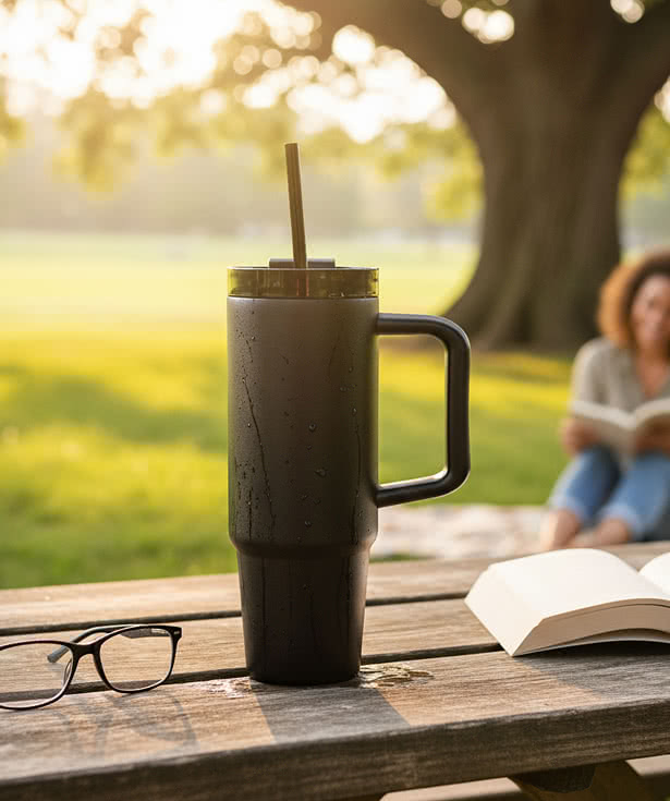 30 oz. Adrian Travel Tumbler with Straw