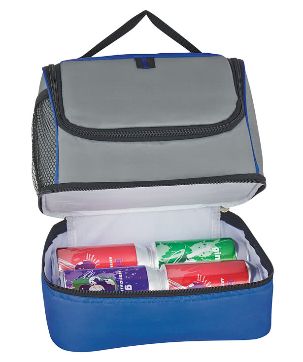 Dual Compartment 18 Can Lunch Pail Bag