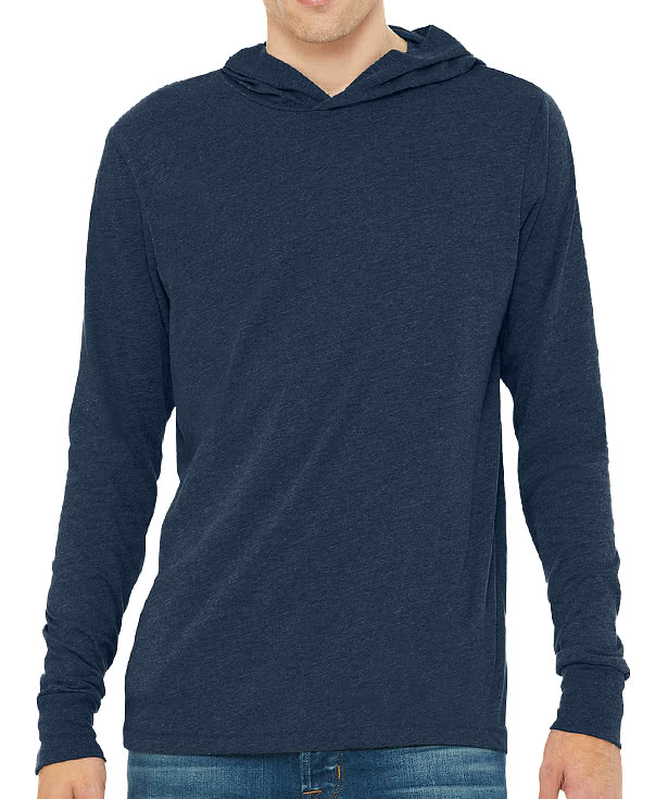 Bella + Canvas Jersey Lightweight Pullover Hoodie