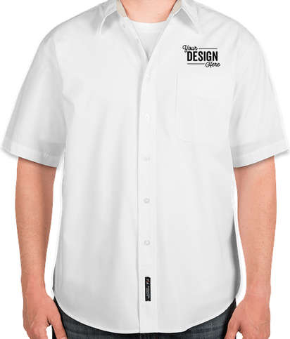 Port Authority Short Sleeve Easy Care Shirt - White / Light Stone
