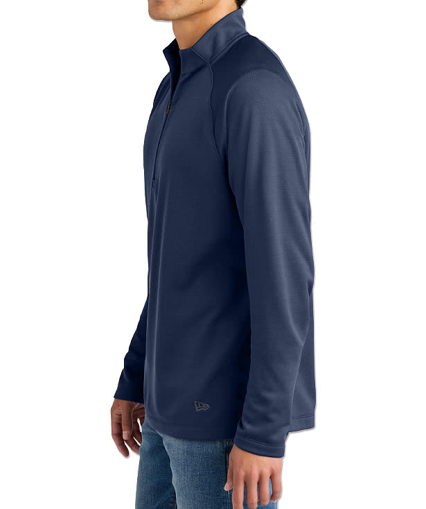 New Era Stand Out Recycled Quarter Zip Sweatshirt - Printed