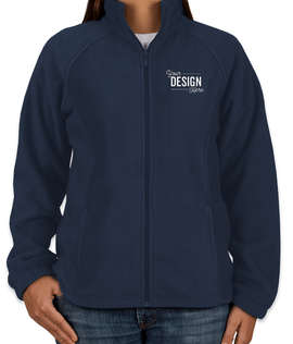 Harriton Women's Full Zip Fleece Jacket - Color: Navy