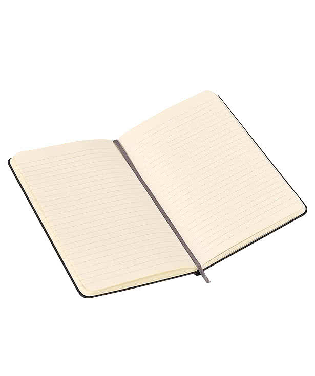 Moleskine Debossed Medium Hard Cover Ruled Notebook