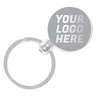 Laser Engraved Round Metal Keychain