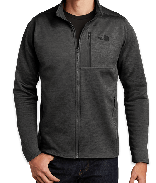 The North Face Skyline Full Zip Fleece Jacket - Printed in TNF Dark Grey Heather