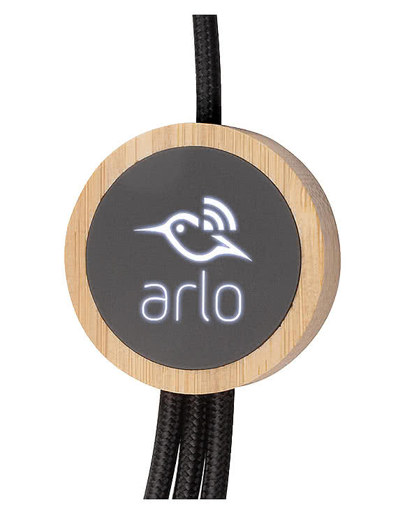 Cirrina Light Up Charging Cable w/Bamboo