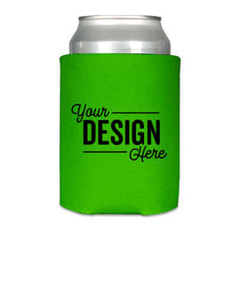 Foldable Can Cooler - Color: Lime Green