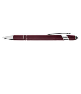 Laser Engraved Core365 Ballpoint Stylus Pen (black ink) - Color: Burgundy