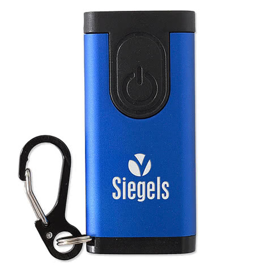 Best Buddy Tools Rechargeable COB Flashlight Keychain in Blue