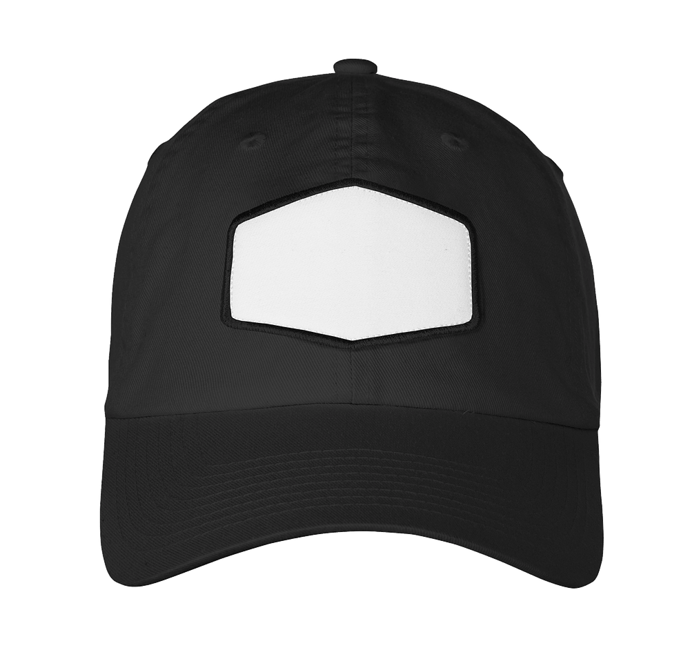 Ahead Largo Washed Twill Baseball Hat - Hexagon Patch - Printed-default