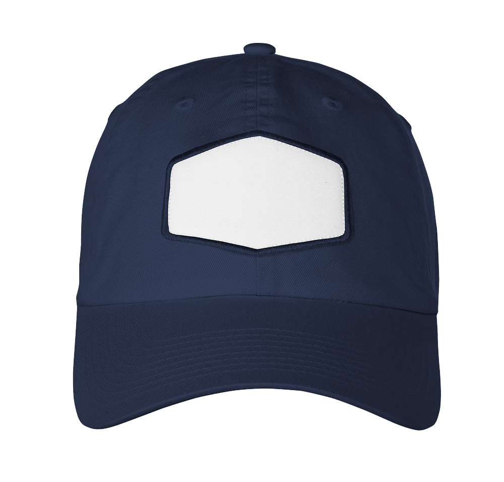 Ahead Largo Washed Twill Baseball Hat - Hexagon Patch - Printed-default