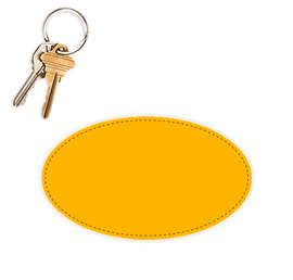 5.75 in. x 3.375 in. Oval Car Magnet - Color: Athletic Gold