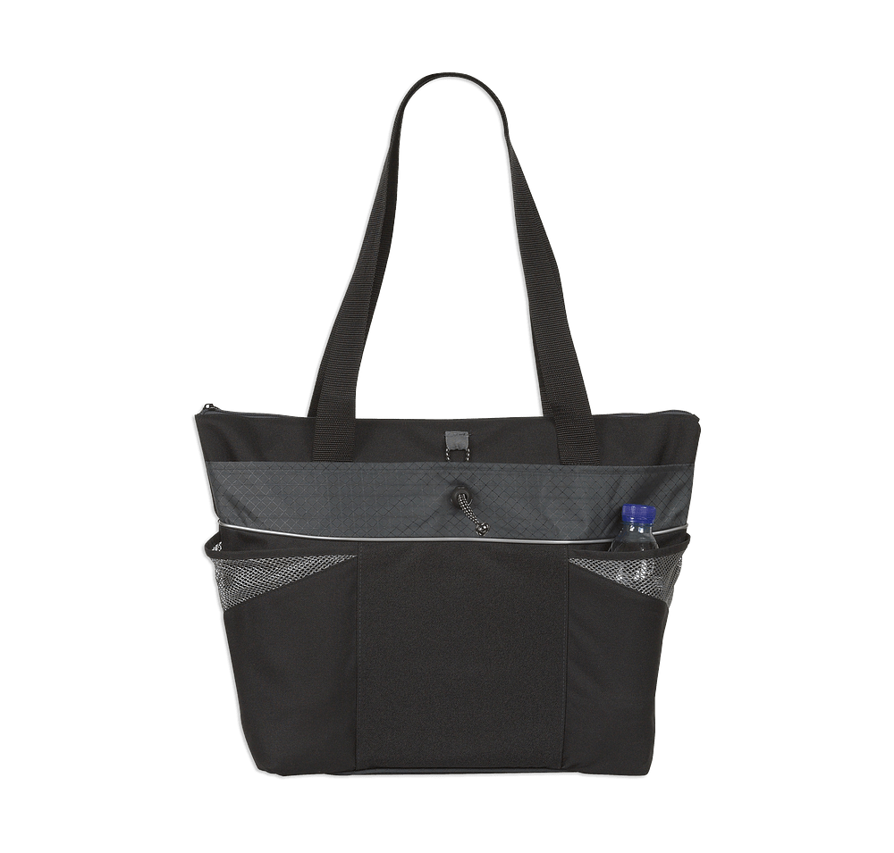 Full Color Riprock Ripstop Large Zippered Tote Bag-default
