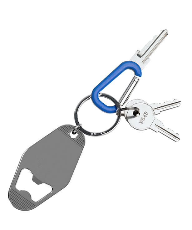 Laser Engraved Motel Style Bottle Opener Keychain