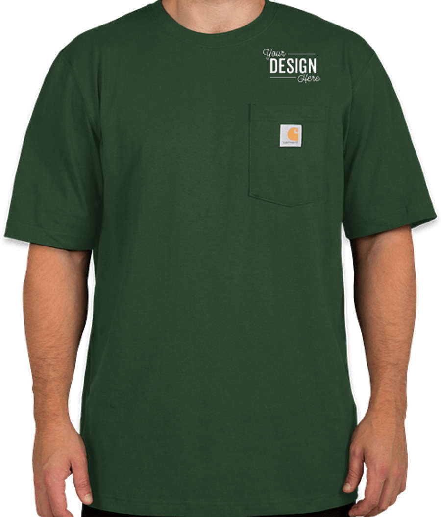 Carhartt Workwear Crewneck Pocket T‑shirt in North Woods Heather