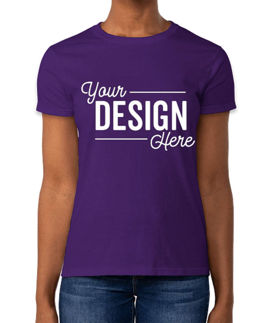 Gildan Ultra Cotton Women's T-shirt in Purple