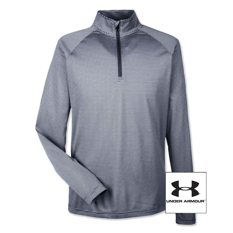 Under Armour Tech Stripe Quarter Zip Performance Shirt