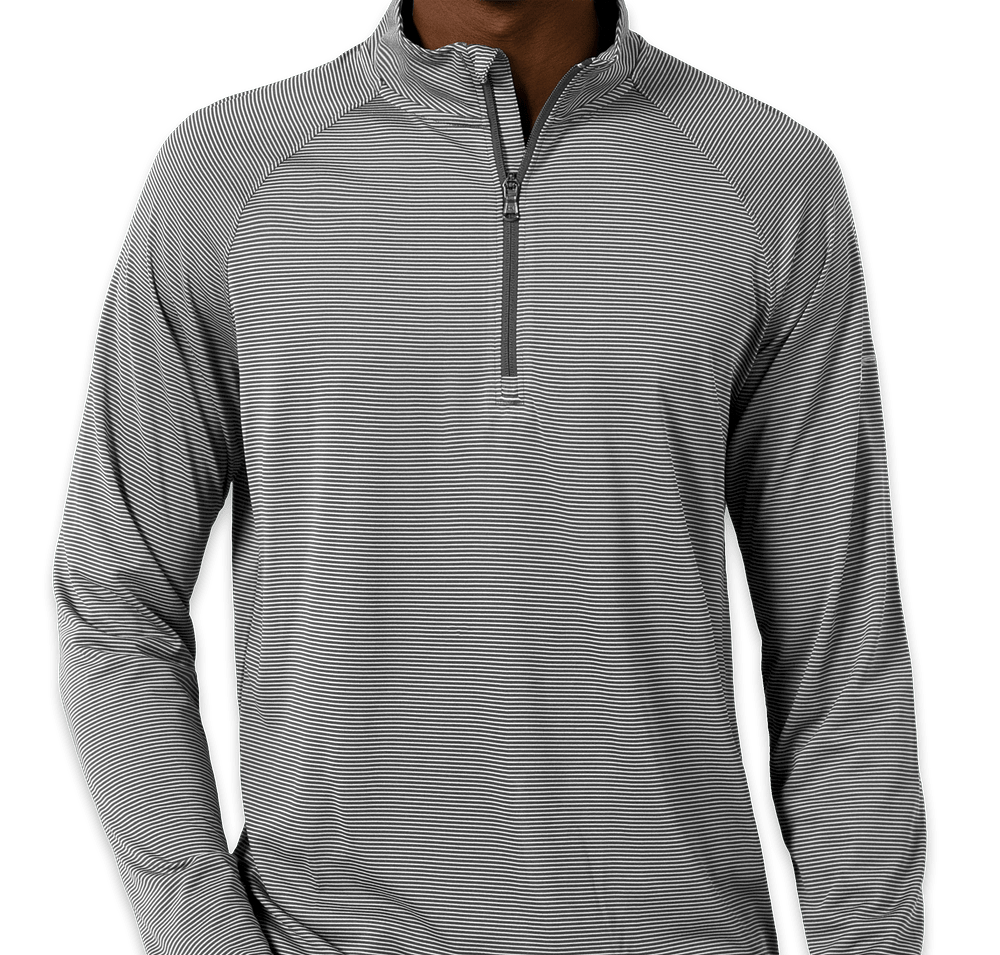 Under Armour Tech Stripe Quarter Zip Performance Shirt-default