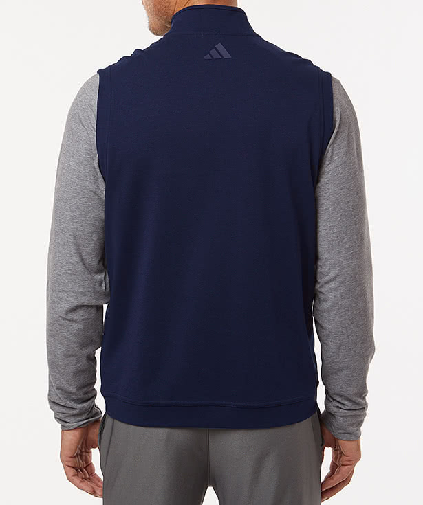 Adidas Club Recycled Quarter Zip Vest - Embroidered
