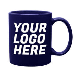 Full Color 11 oz. Ceramic Mug - Color: Cobalt Blue
