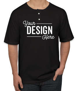 Augusta 2-Button Baseball Henley