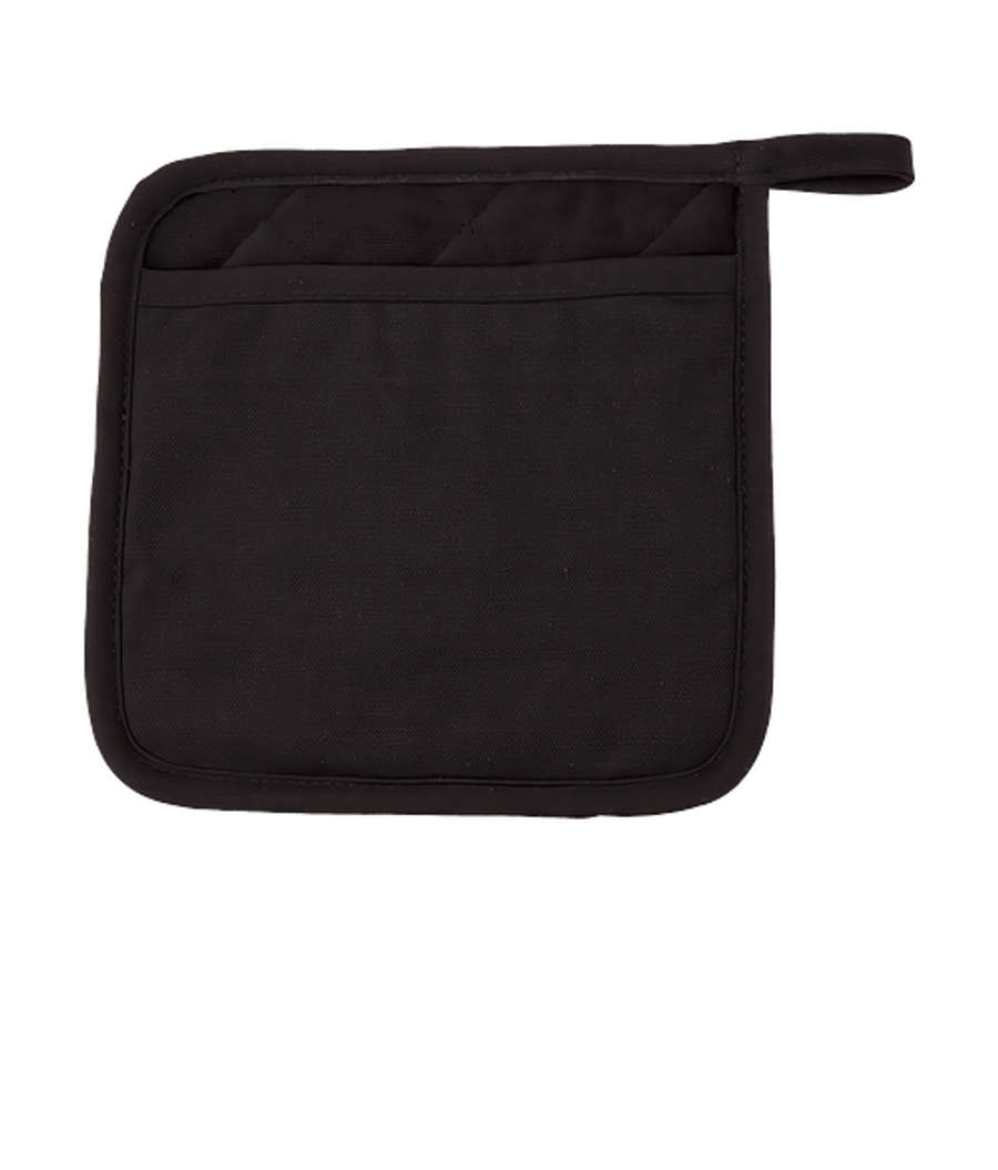 AdHolder Silicone Recycled Pot Holder in Black