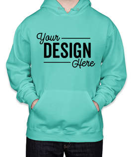 Jerzees Nublend 50/50 Pullover Hoodie - Color: Scuba Blue