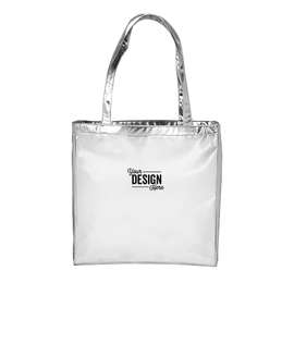 Runway Metallic Tote - Color: Silver