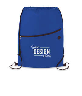 Sidekick Non-Woven Drawstring Bag - Color: Royal