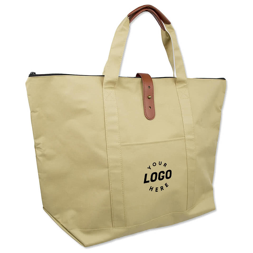 Large Mallard Zippered Tote Bag