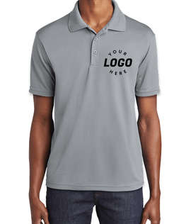 Sport-Tek RacerMesh Performance Polo - Color: Silver
