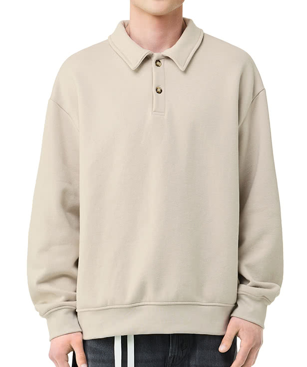 Bella + Canvas Heavyweight Polo Sweatshirt
