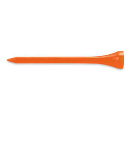Birch Wood 2-3/4" Golf Tees - Color: Orange
