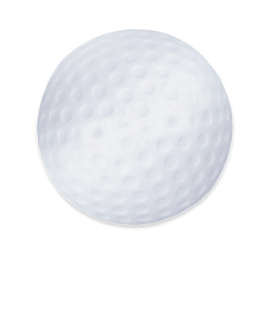 Golf Ball Stress Reliever - Color: White
