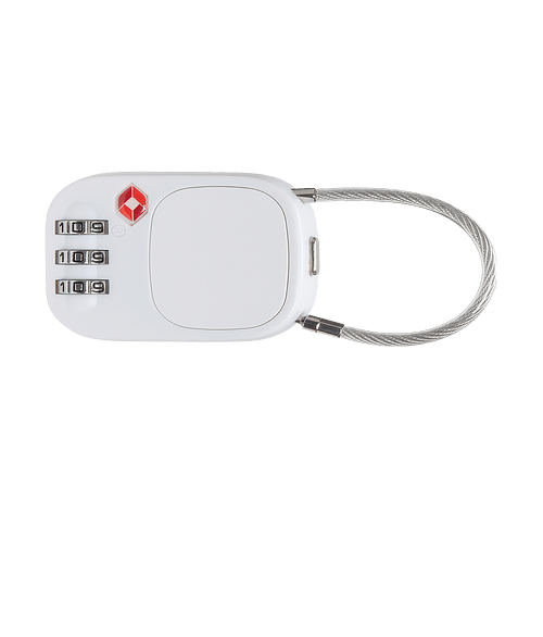 Escort TSA-Approved Luggage Lock in White
