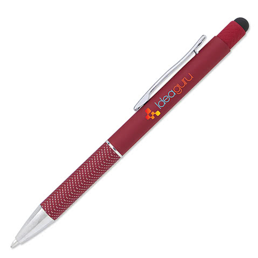 Full Color Bella Stylus Pen (black ink) in Moss Green