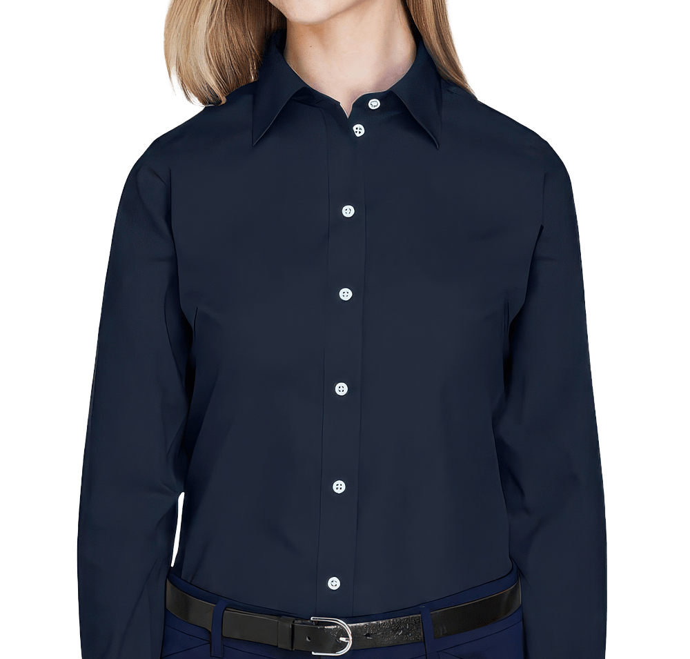 Devon & Jones Women's Crown Collection Broadcloth Woven Dress Shirt - Embroidery-default