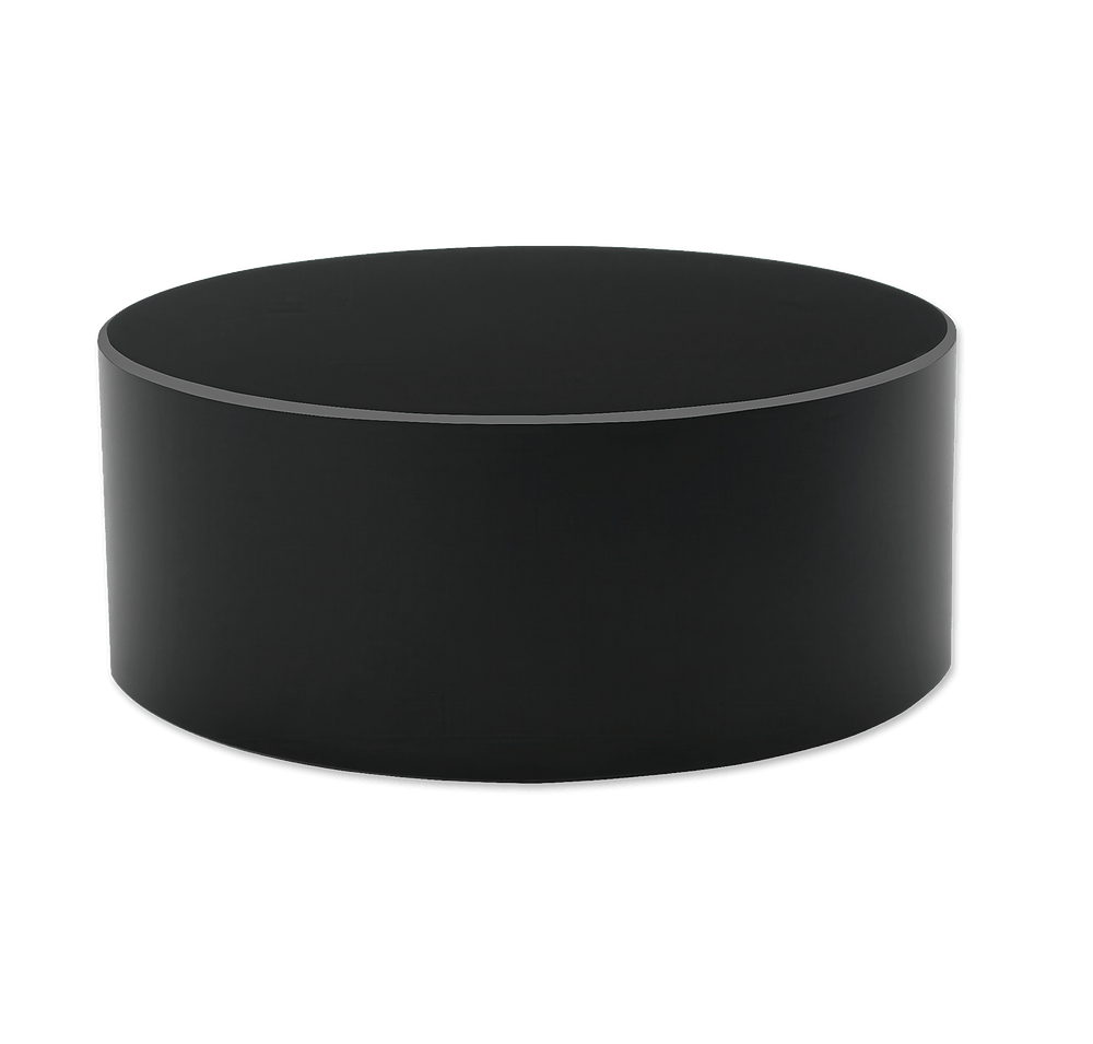 Laser Engraved Medium Cylinder Black Award Base-default