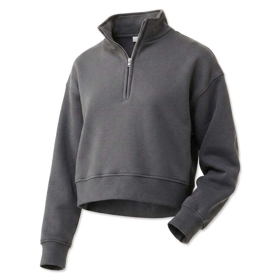 Bella + Canvas Women's Heavyweight Half Zip Pullover